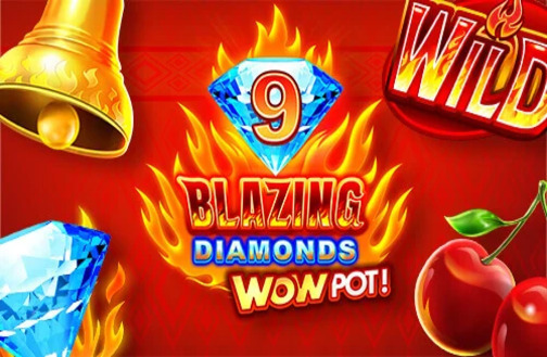 9 Blazing Diamonds Wowpot Microgaming slottxo สมัครสมาชิก