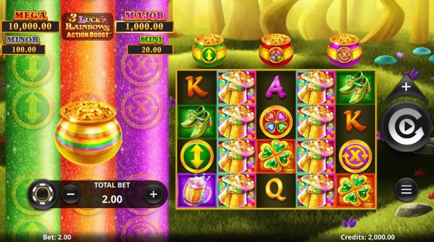 3 Lucky Rainbows Microgaming slottxo ทดลองเล่น