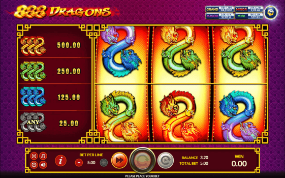 888 Dragons slotxo ทดลองเล่น