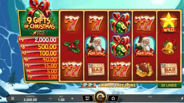 9 Gifts of Christmas Microgaming slottxo ทดลองเล่น