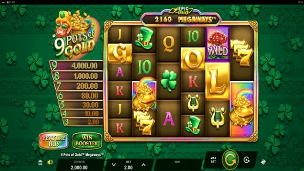 9 Pots of Gold Megaways Microgaming slottxo ทดลองเล่น