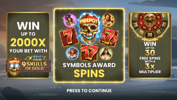 9 Skulls of Gold Microgaming slottxo ฝาก ถอน