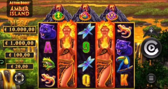 Action Boost Amber Island Microgaming slottxo ทดลองเล่นฟรี