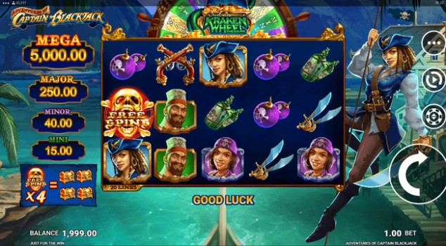 Adventures of Captain Blackjack Microgaming slottxo ทดลองเล่น