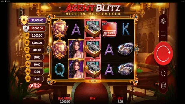Agent Blitz Mission Moneymaker Microgaming slottxo ทดลองเล่น