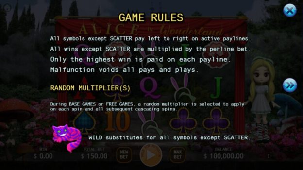 Alice In Wonderland KA Gaming slottxo ทางเข้า