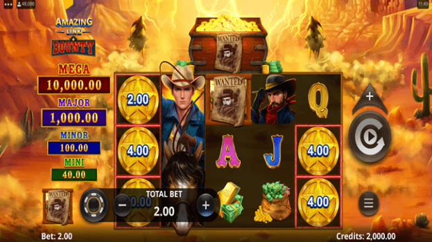 Amazing Link Bounty Microgaming slottxo ทดลองเล่น