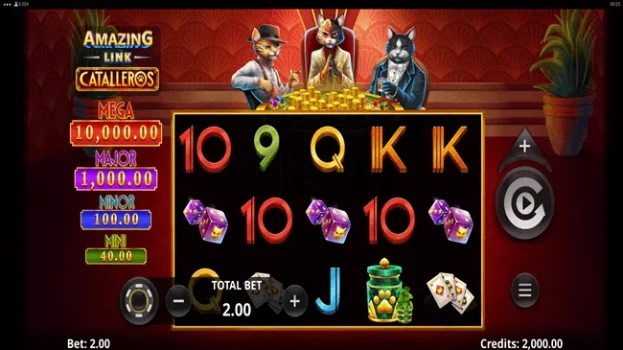 Amazing Link Catalleros Microgaming slottxo ทดลองเล่น