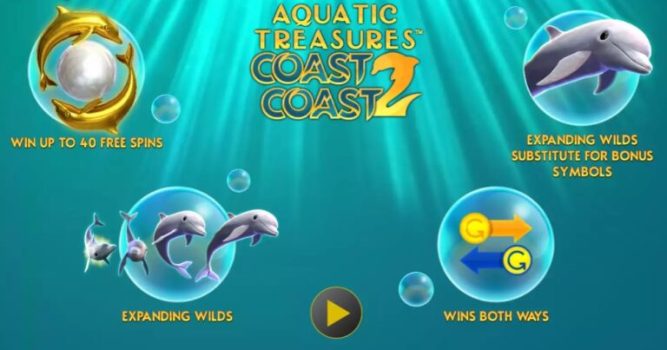 Aquatic Treasures Coast 2 Coast Microgaming slottxo ฟรีเครดิต