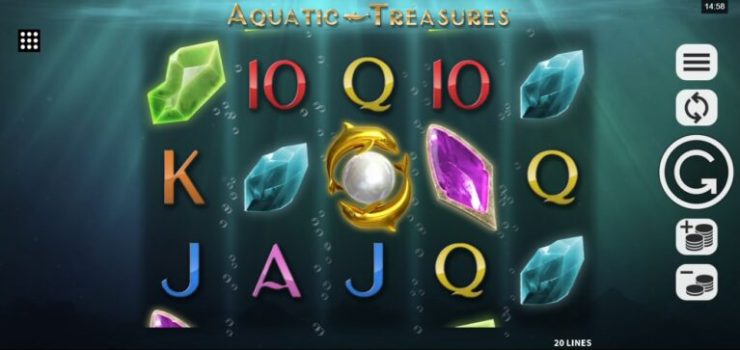 Aquatic Treasures Microgaming slottxo ทดลองเล่น