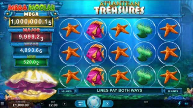 Atlantean Treasures Mega Moolah Microgaming slottxo ทดลองเล่น
