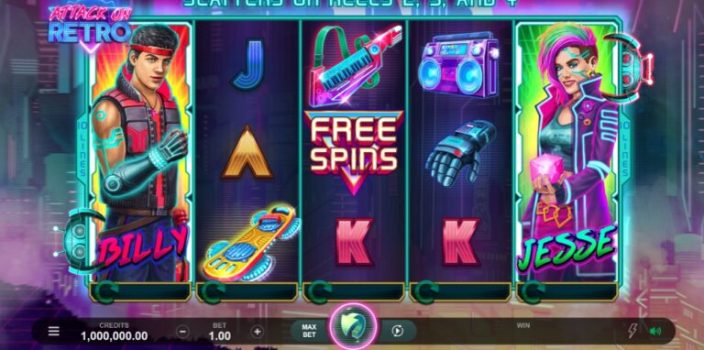 Attack on Retro Microgaming slottxo ทดลองเล่น