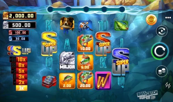Bass Catch Super Up Microgaming slottxo ทดลองเล่น
