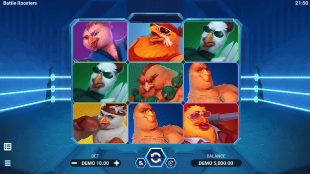 Battle Roosters EVOPLAY slottxo ทดลองเล่น