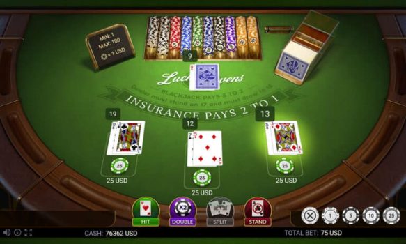 Blackjack Lucky Sevens EVOPLAY slottxo ฟรีเครดิต