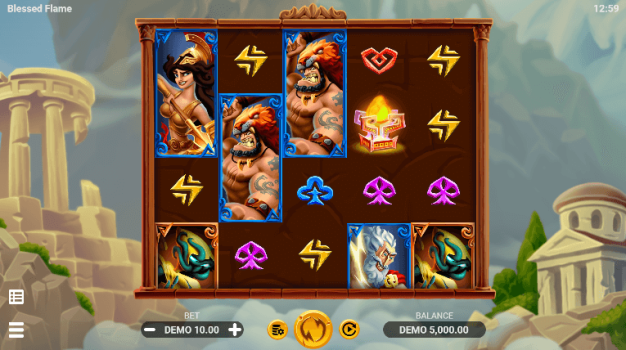 Blessed Flame EVOPLAY slottxo ทดลองเล่น