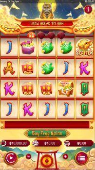 Blessing of the Tiger ASKMESLOT slottxo ทดลองเล่น