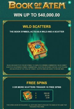 Book of Atem Microgaming slottxo ฝาก ถอน