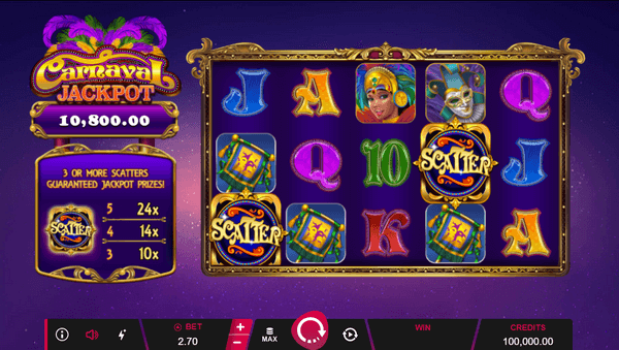 Carnaval Jackpot Microgaming slottxo ทดลองเล่น
