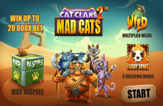 Cat Clans 2 Mad Cats Microgaming slottxo ฟรีเครดิต
