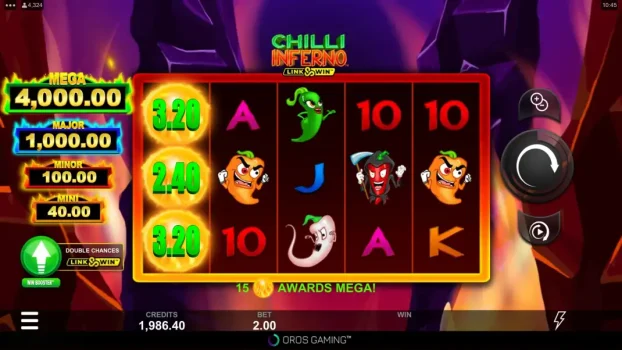 Chilli Inferno Microgaming slottxo ทดลองเล่น