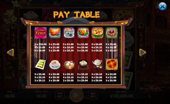 Chinese Feast KA Gaming slottxo ทดลองเล่น