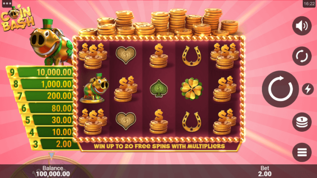 Coin Bash Microgaming slottxo ทดลองเล่น