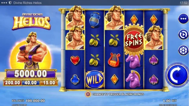 Divine Riches Helios Microgaming slottxo ทดลองเล่น