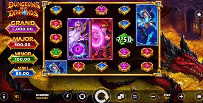 Dungeons and Diamonds Microgaming slottxo ทดลองเล่น