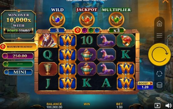 Eternal Guardians Anubis Power Combo Microgaming slottxo ทดลองเล่น