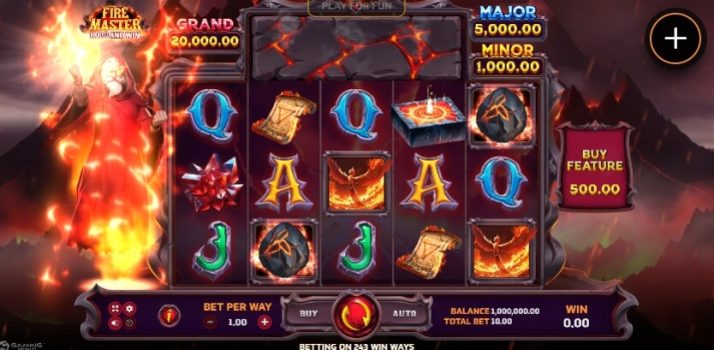 Fire Master Hold And Win slotxo ทดลองเล่น