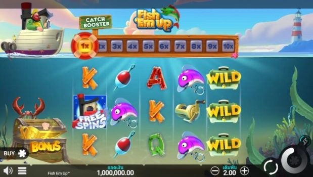 Fish Em Up Microgaming slottxo ทดลองเล่น