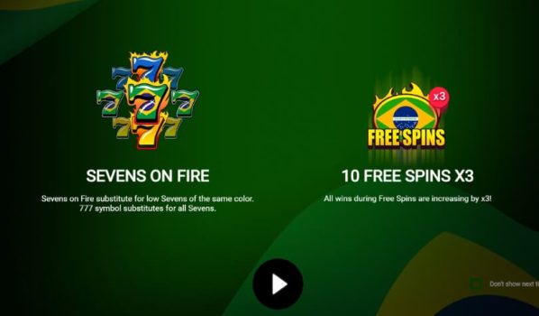 Fogo Do Brasil 777 EVOPLAY slottxo ฟรีเครดิต