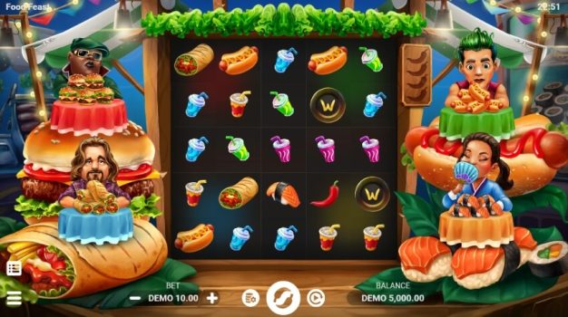 Food Feast EVOPLAY slottxo ทดลองเล่น