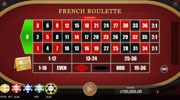 French Roulette KA Gaming slottxo ทดลองเล่น