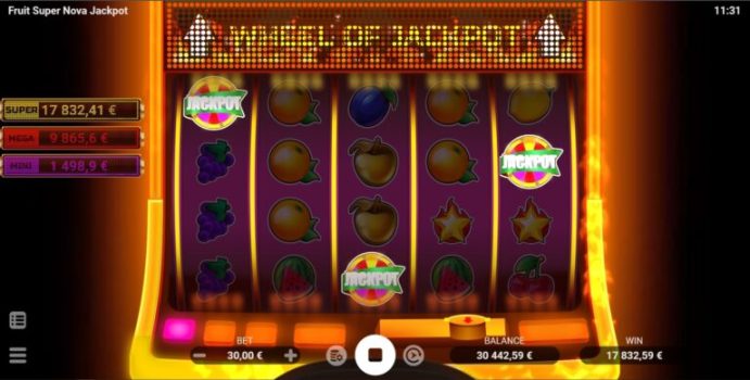 Fruit Super Nova Jackpot EVOPLAY slottxo ทดลองเล่น