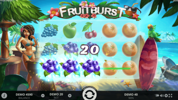 Fruitburst EVOPLAY slottxo ทดลองเล่น