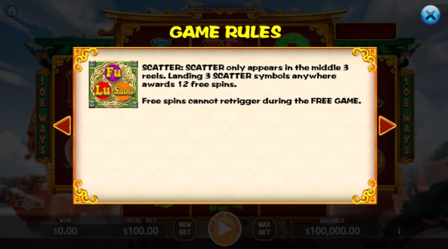 Fu Lu Shou KA Gaming slottxo ฟรีเครดิต