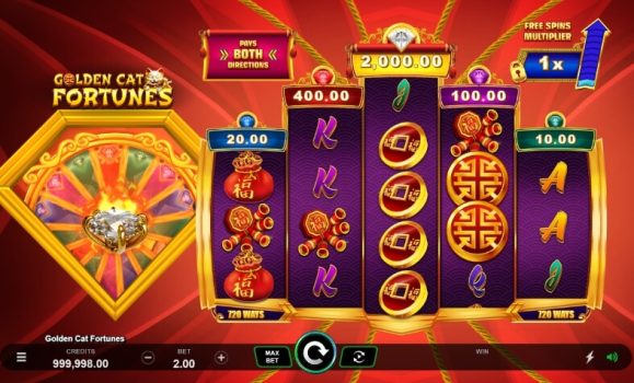 Golden Cat Fortunes Microgaming slottxo ทดลองเล่น