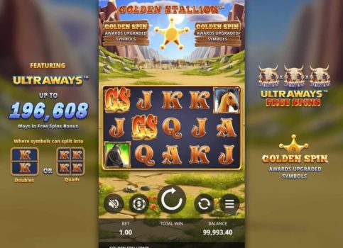 Golden Stallion Ultraways Microgaming slottxo ทดลองเล่น