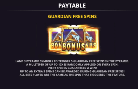 Guardians of the Pyramids Microgaming slottxo ฝาก ถอน