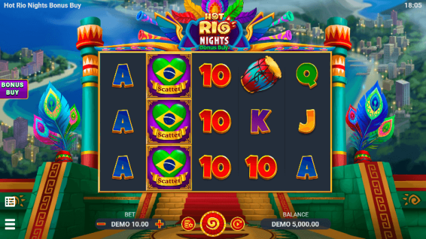 Hot Rio Nights Bonus Buy EVOPLAY slottxo ทดลองเล่น