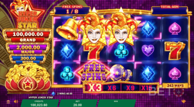 Hyper Joker Star Microgaming slottxo ทดลองเล่น