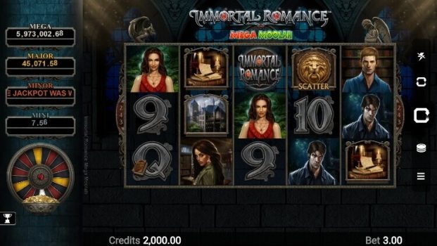 Immortal Romance Mega Moolah Microgaming slottxo ทดลองเล่น