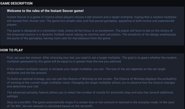 Instant Soccer EVOPLAY slottxo ทางเข้า