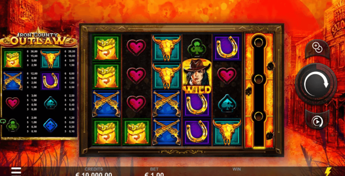 Iron County Outlaw Microgaming slottxo ทดลองเล่น