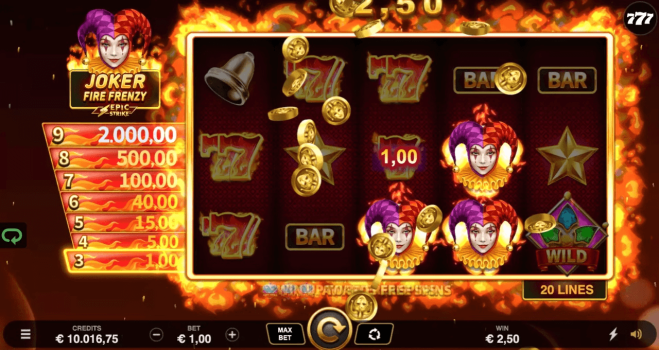 Joker Fire Frenzy Microgaming slottxo ฝาก ถอน