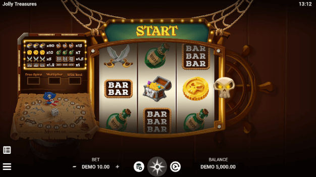 Jolly Treasures EVOPLAY slottxo ทดลองเล่น