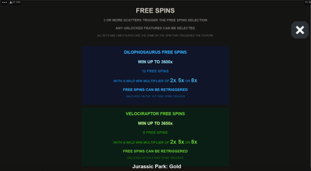 Jurassic Park Gold Microgaming slottxo ฝาก ถอน
