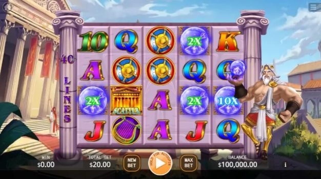 King of the God Zeus Lock 2 Spin KA Gaming slottxo ทดลองเล่น